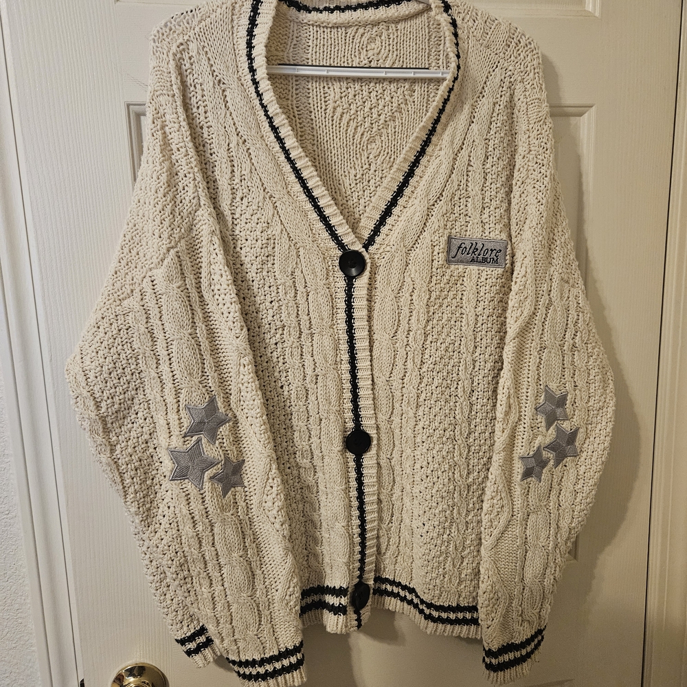 Taylor Swift Folklore Patch "The Cardigan" Size L